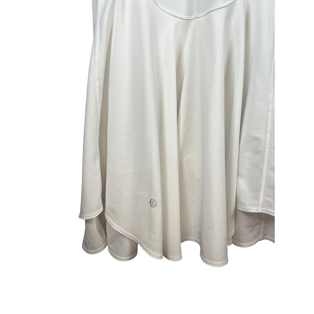 Lululemon Court Crush Dress, White, Size 4 - Picture 9 of 12